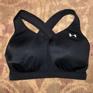 Under Armour black sport bra Small